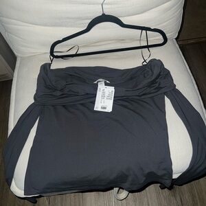 H&M Charcoal off the shoulders top